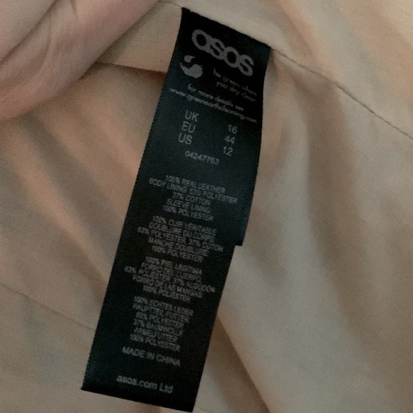 ASOS Suede Biker Jacket - Picture 3 of 8